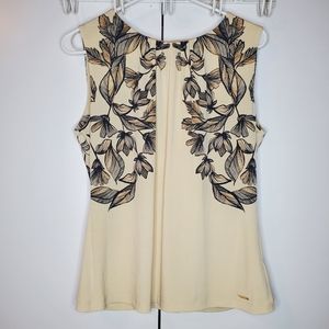 Calvin Klein| Career blouse sleeveless tan